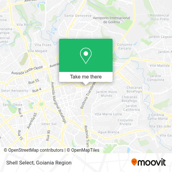Shell Select map