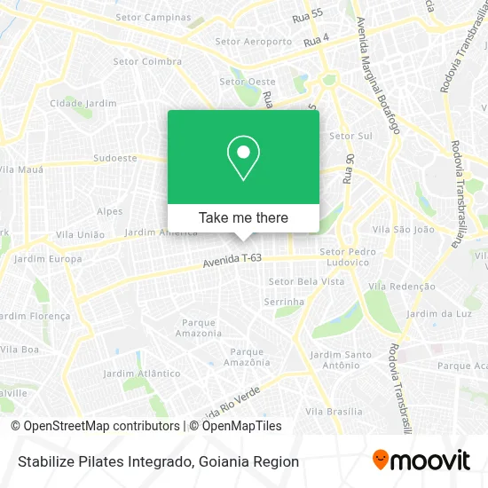 Stabilize Pilates Integrado map