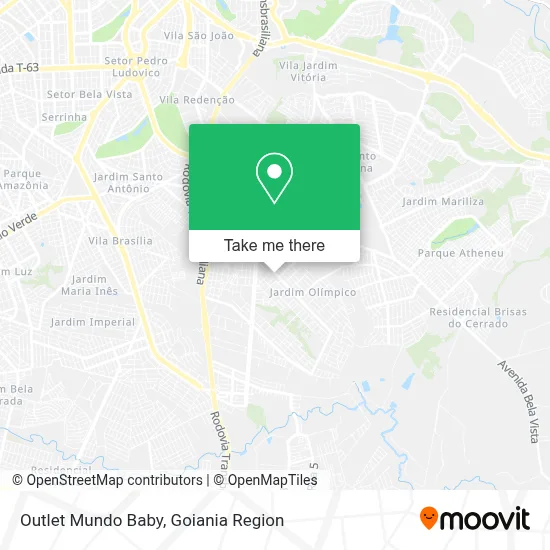 Outlet Mundo Baby map