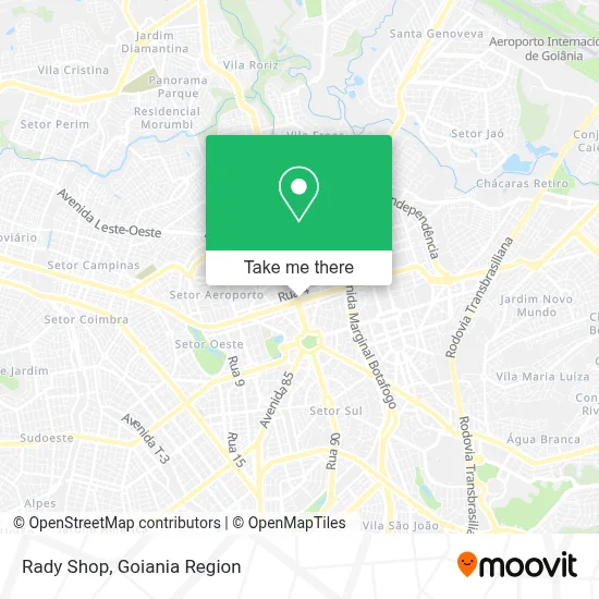 Rady Shop map