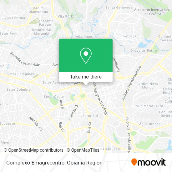 Complexo Emagrecentro map