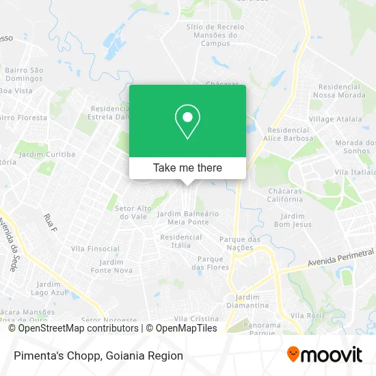 Pimenta's Chopp map