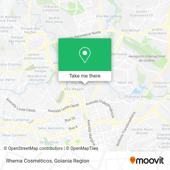 Rhema Cosméticos map