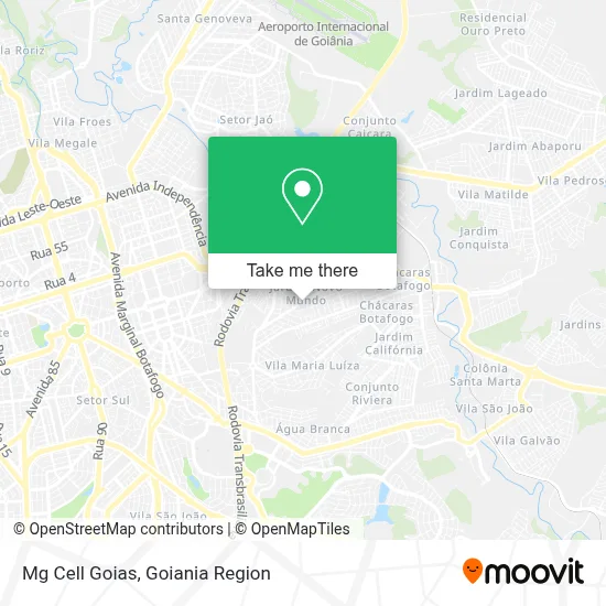 Mg Cell Goias map