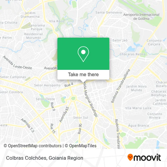 Colbras Colchões map