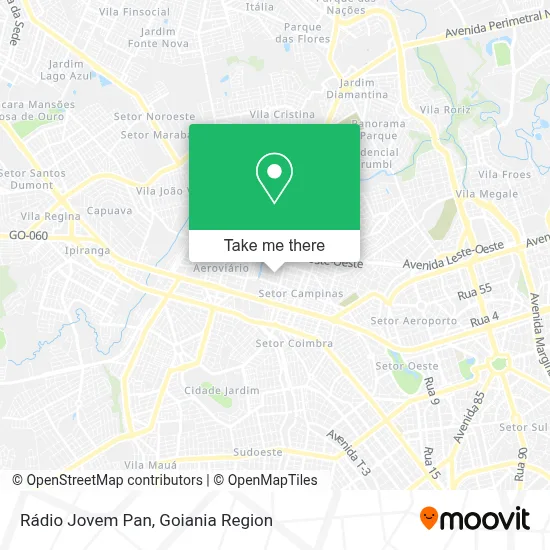 Rádio Jovem Pan map
