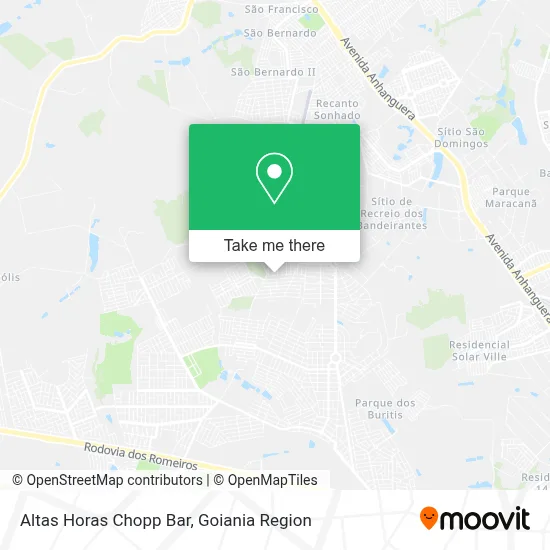Altas Horas Chopp Bar map