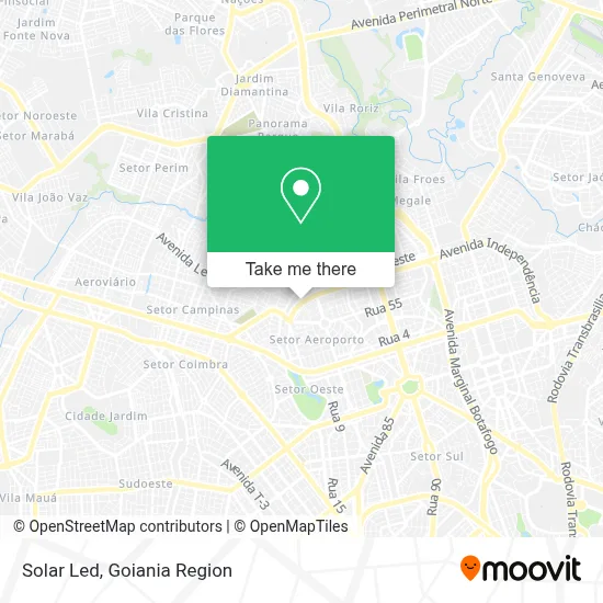 Solar Led map