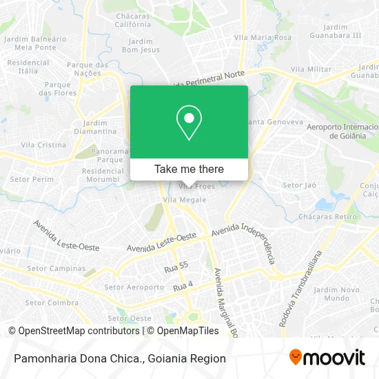 Pamonharia Dona Chica. map