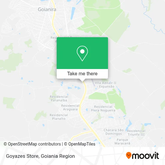Goyazes Store map