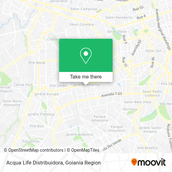Acqua Life Distribuidora map