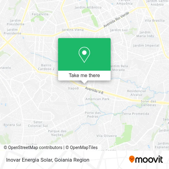 Inovar Energia Solar map