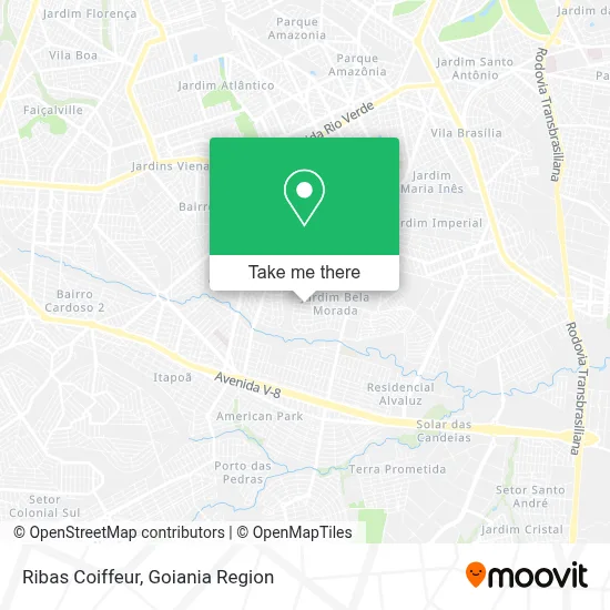 Ribas Coiffeur map