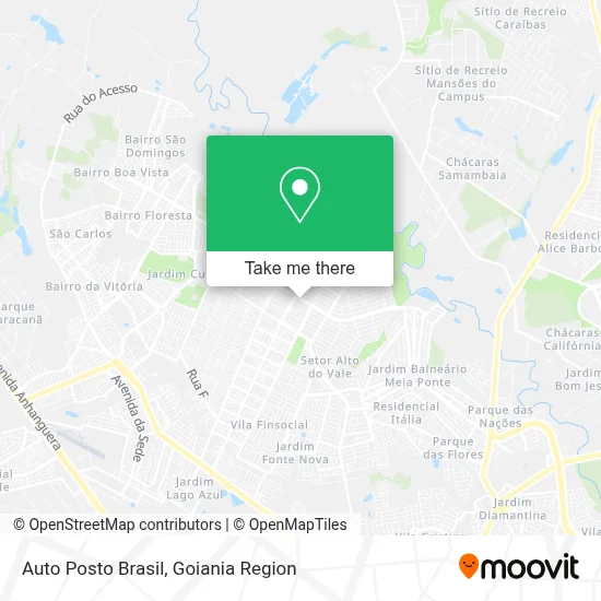 Auto Posto Brasil map
