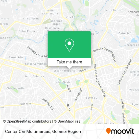 Center Car Multimarcas map