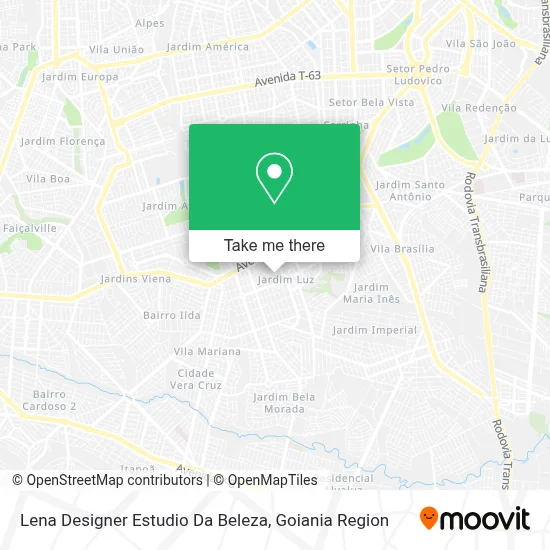 Lena Designer Estudio Da Beleza map