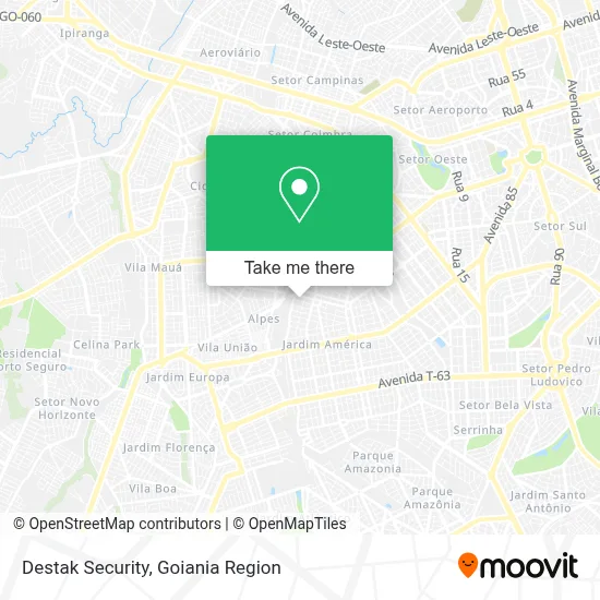 Destak Security map