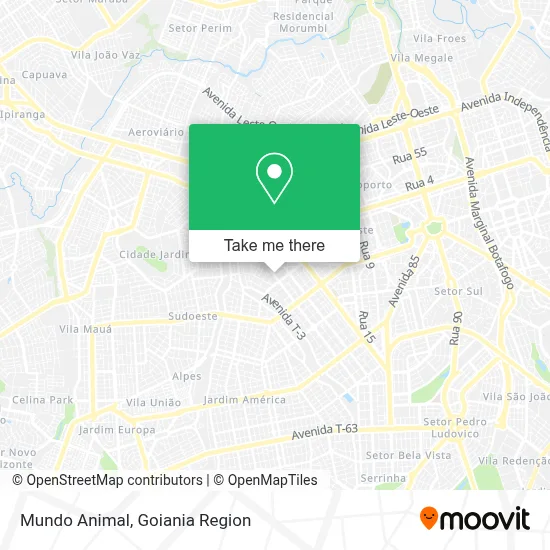 Mundo Animal map