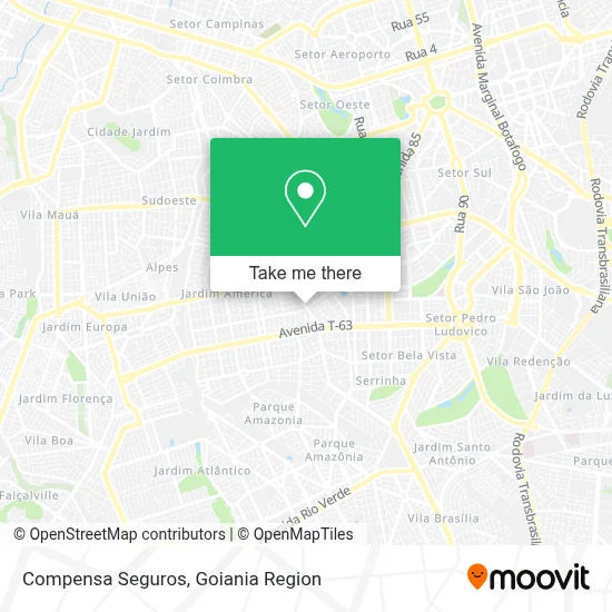 Compensa Seguros map