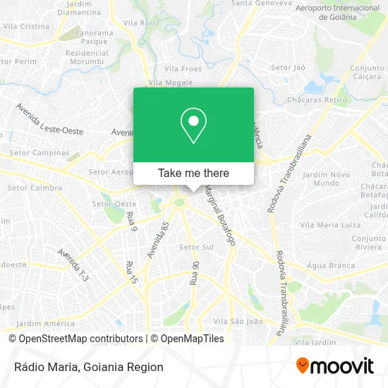 Rádio Maria map