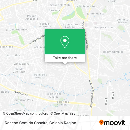 Rancho Comida Caseira map