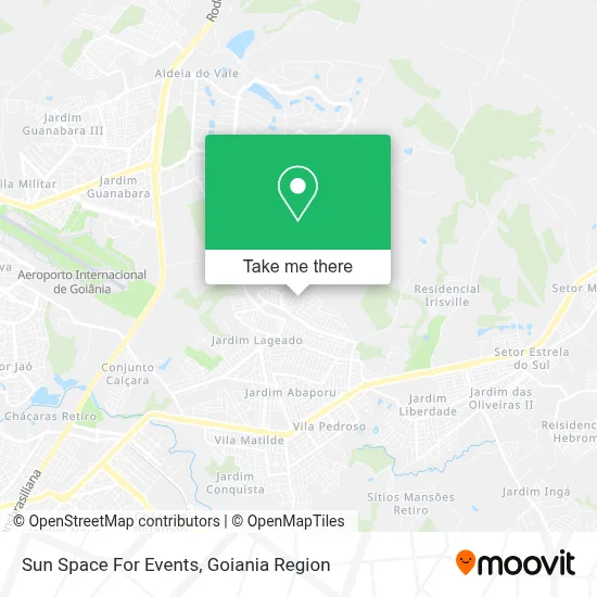 Sun Space For Events map