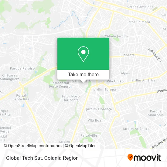 Global Tech Sat map