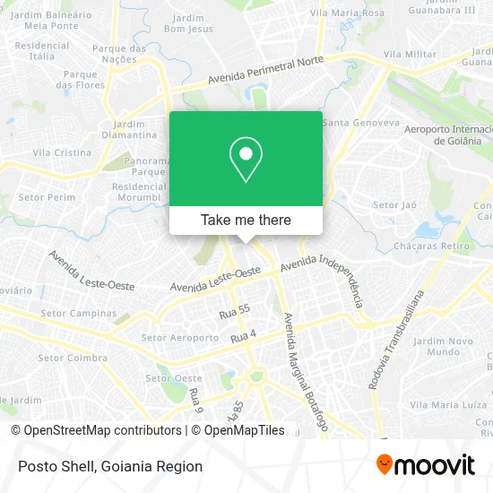 Posto Shell map
