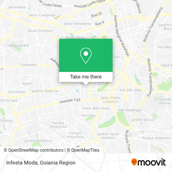Infesta Moda map