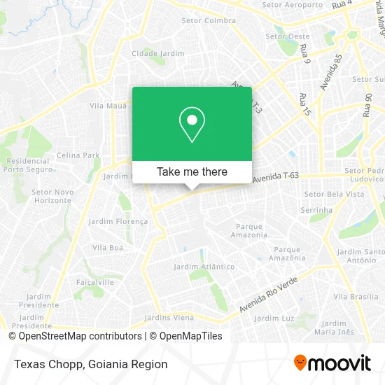 Texas Chopp map