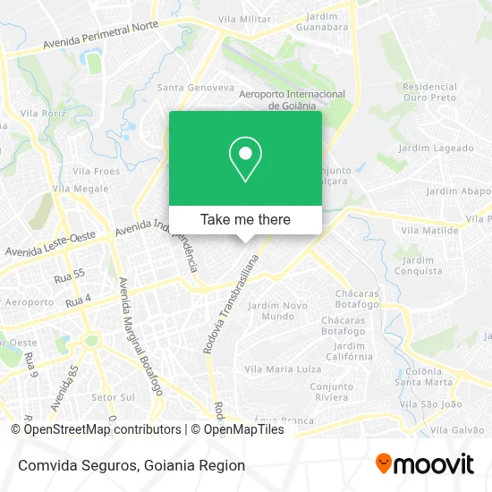 Comvida Seguros map