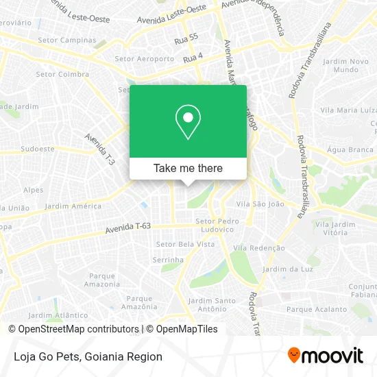Loja Go Pets map