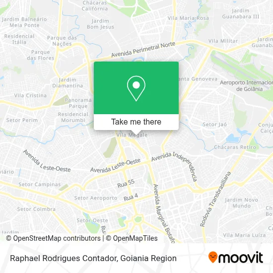 Raphael Rodrigues Contador map