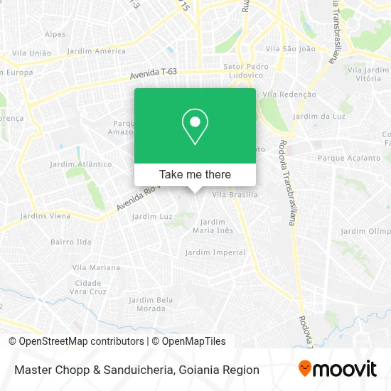 Master Chopp & Sanduicheria map