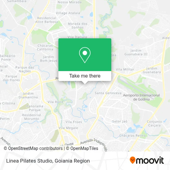 Linea Pilates Studio map