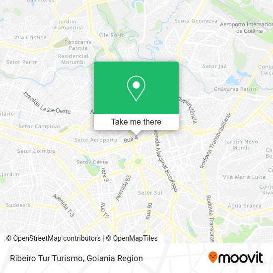 Ribeiro Tur Turismo map