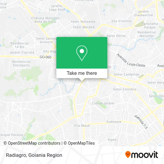 Radiagro map