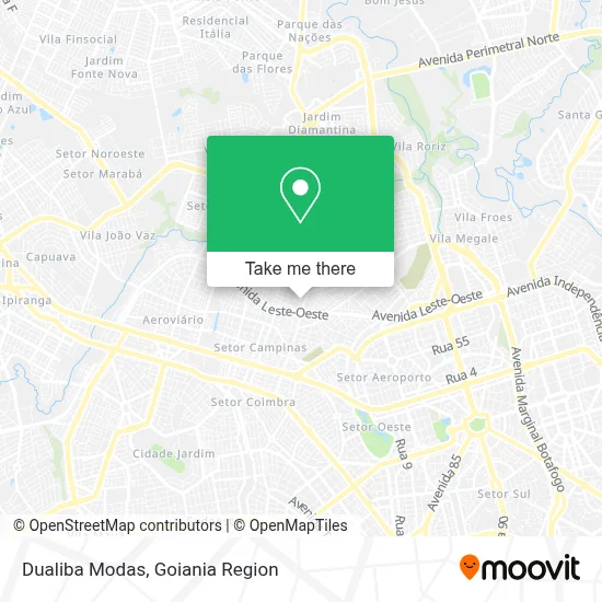 Dualiba Modas map