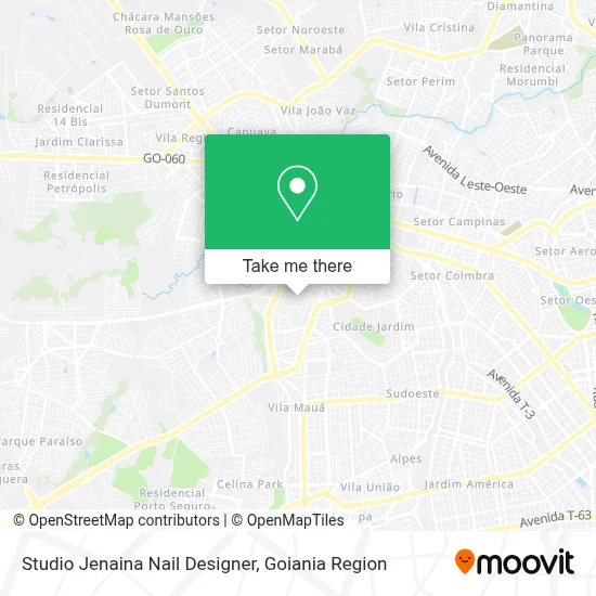 Studio Jenaina Nail Designer map