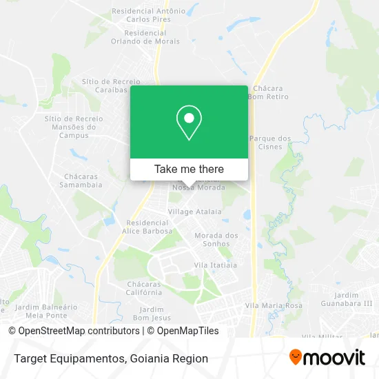 Target Equipamentos map