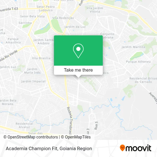 Academia Champion Fit map
