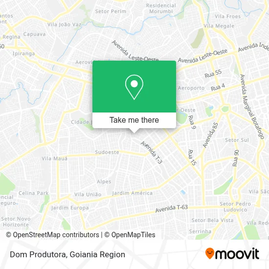 Dom Produtora map