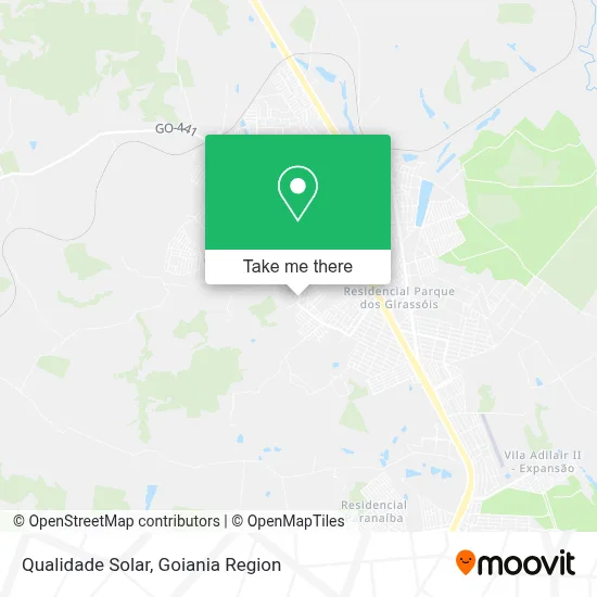 Qualidade Solar map