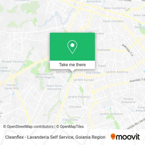 Cleanflex - Lavanderia Self Service map
