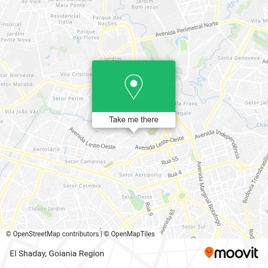 El Shaday map