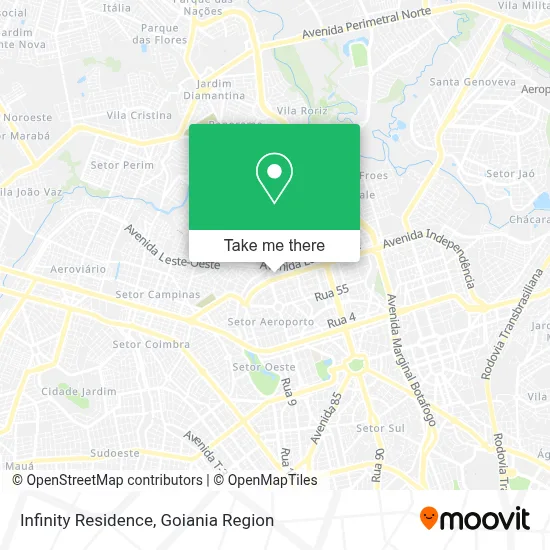 Infinity Residence map