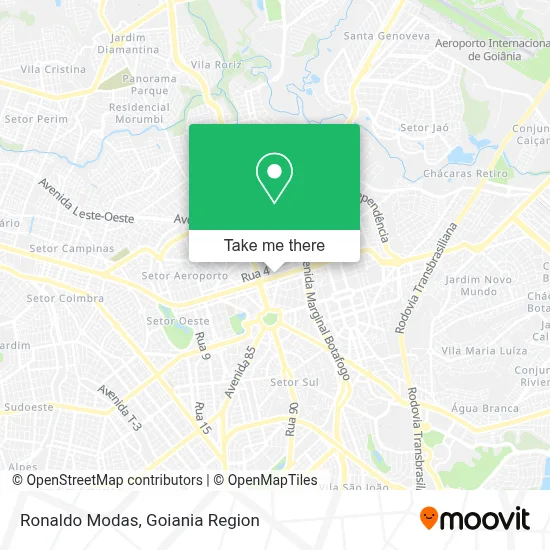 Ronaldo Modas map