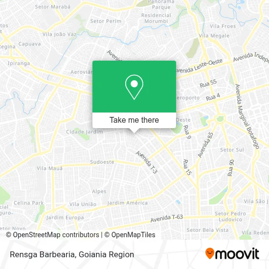 Rensga Barbearia map