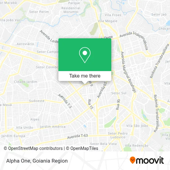 Alpha One map