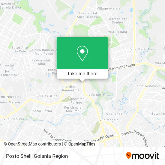 Posto Shell map
